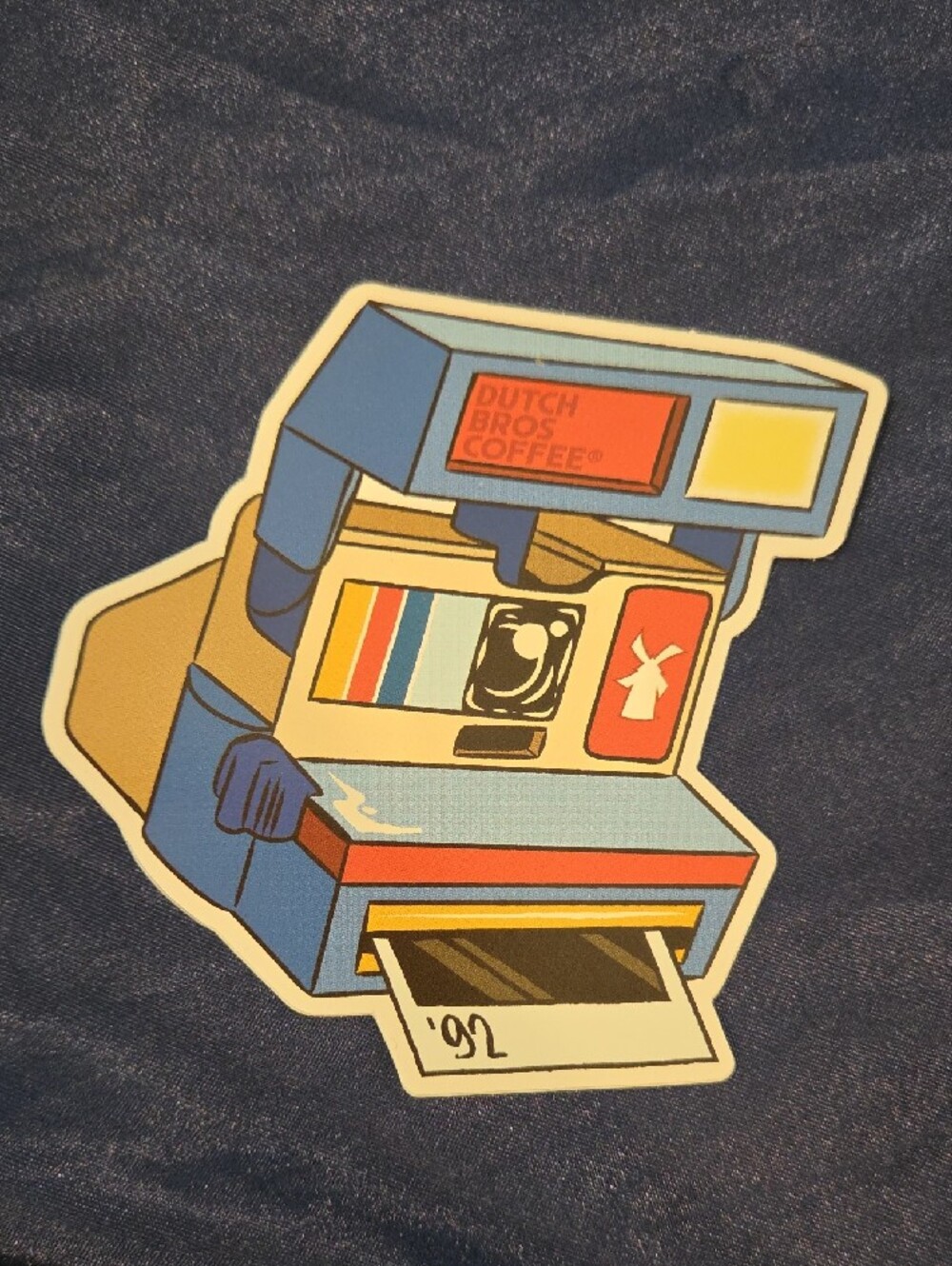 Dutch Bros Retro Camera Sticker - Picture 4 of 5